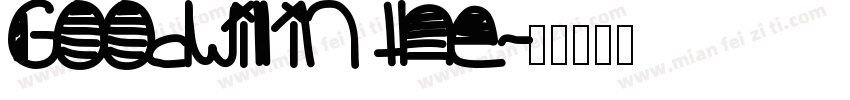Goodwill in the字体转换